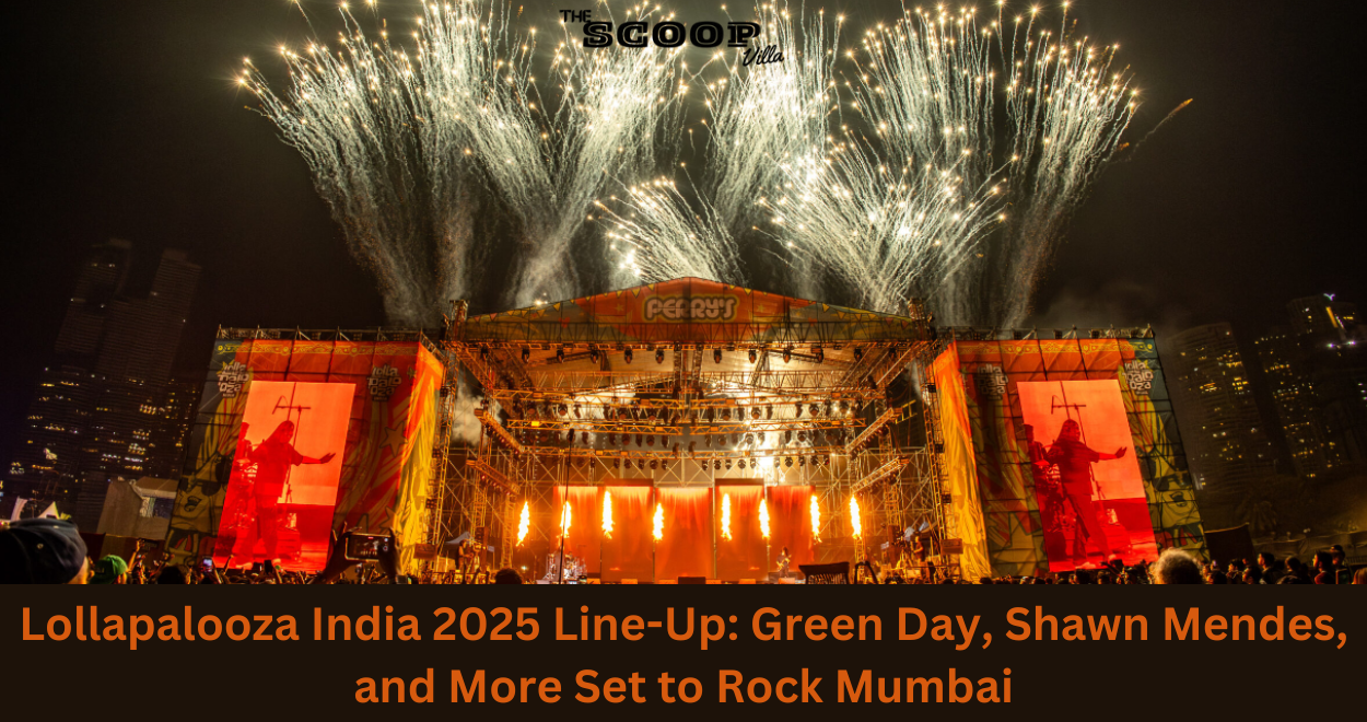 Lollapalooza India 2025 Line-Up: Green Day, Shawn Mendes, and More Set to Rock Mumbai