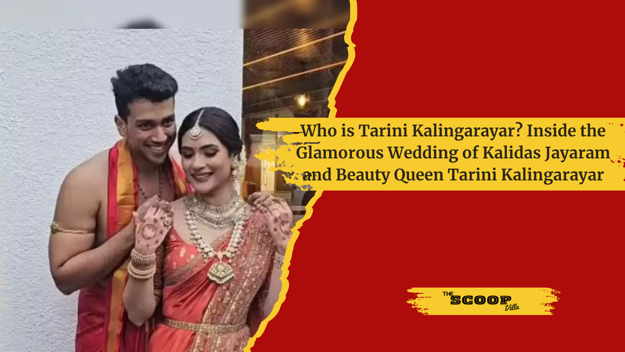 Who is Tarini Kalingarayar? Inside the Glamorous Wedding of Kalidas Jayaram and Beauty Queen Tarini Kalingarayar