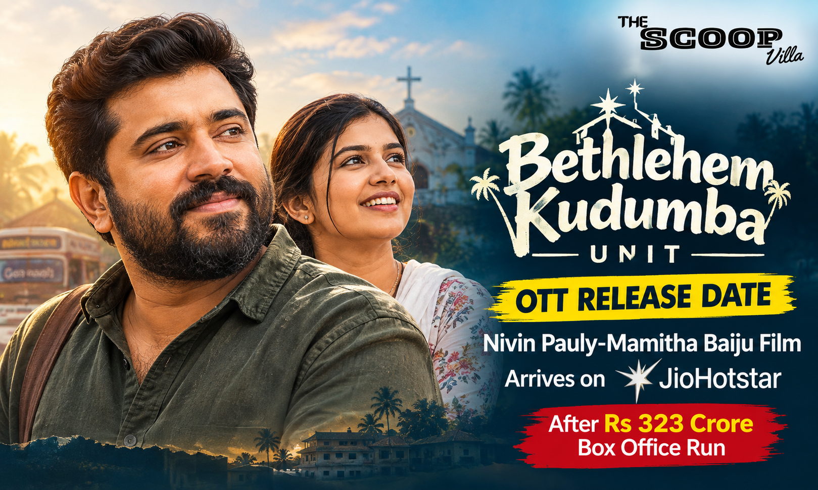 Bethlehem Kudumba Unit OTT Release Date: Nivin Pauly-Mamitha Baiju Film Arrives on JioHotstar After Rs 323 Crore Box Office Run