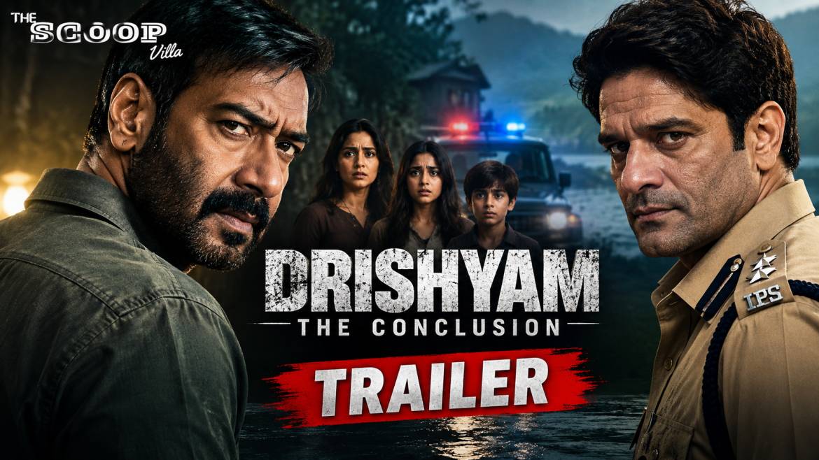 Drishyam The Conclusion Trailer: Ajay Devgn Returns as Vijay Salgaonkar in a Final Battle Against Jaideep Ahlawat’s Cop