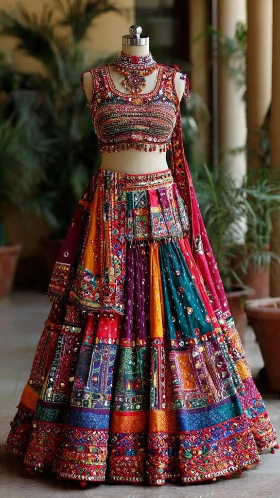 Vibrant Chaniya Choli For A Traditional Navratri Look
