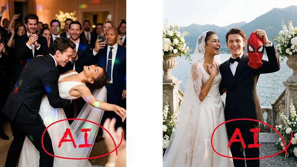 The Viral AI Wedding Photos Debunked