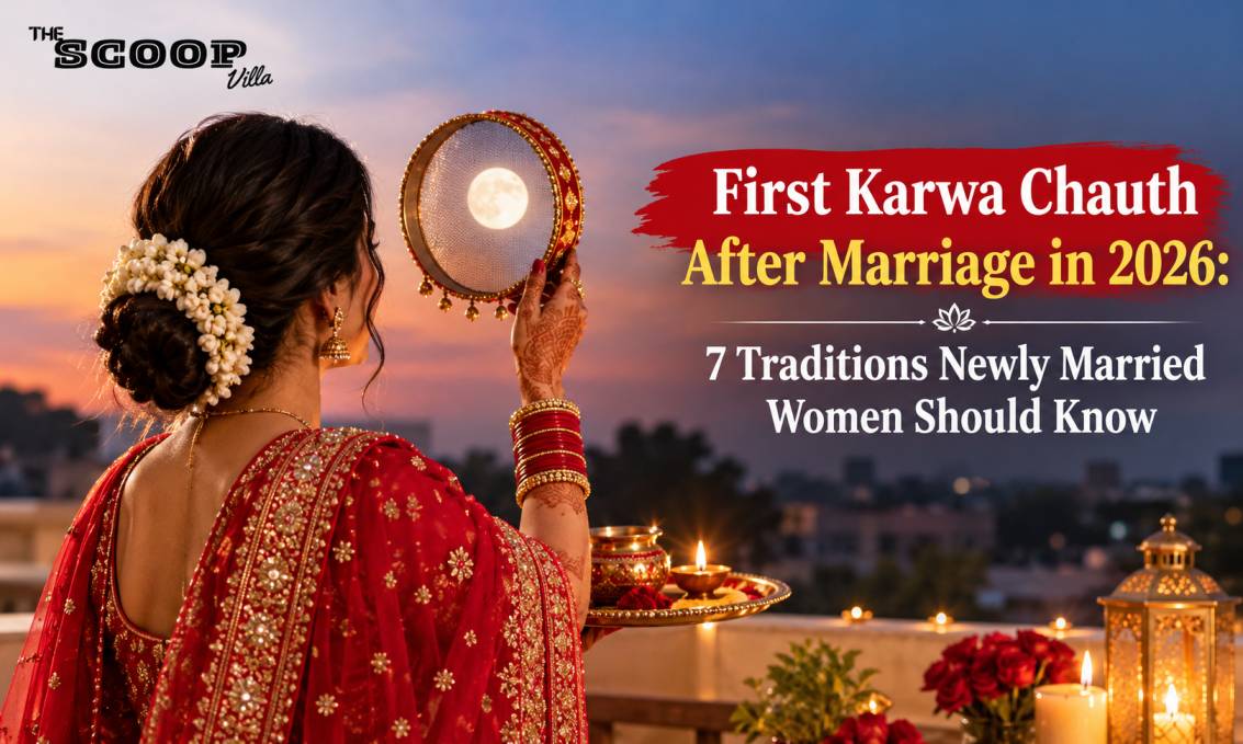 First Karwa Chauth After Marriage in 2026: 7 Traditions Newly Married Women Should Know