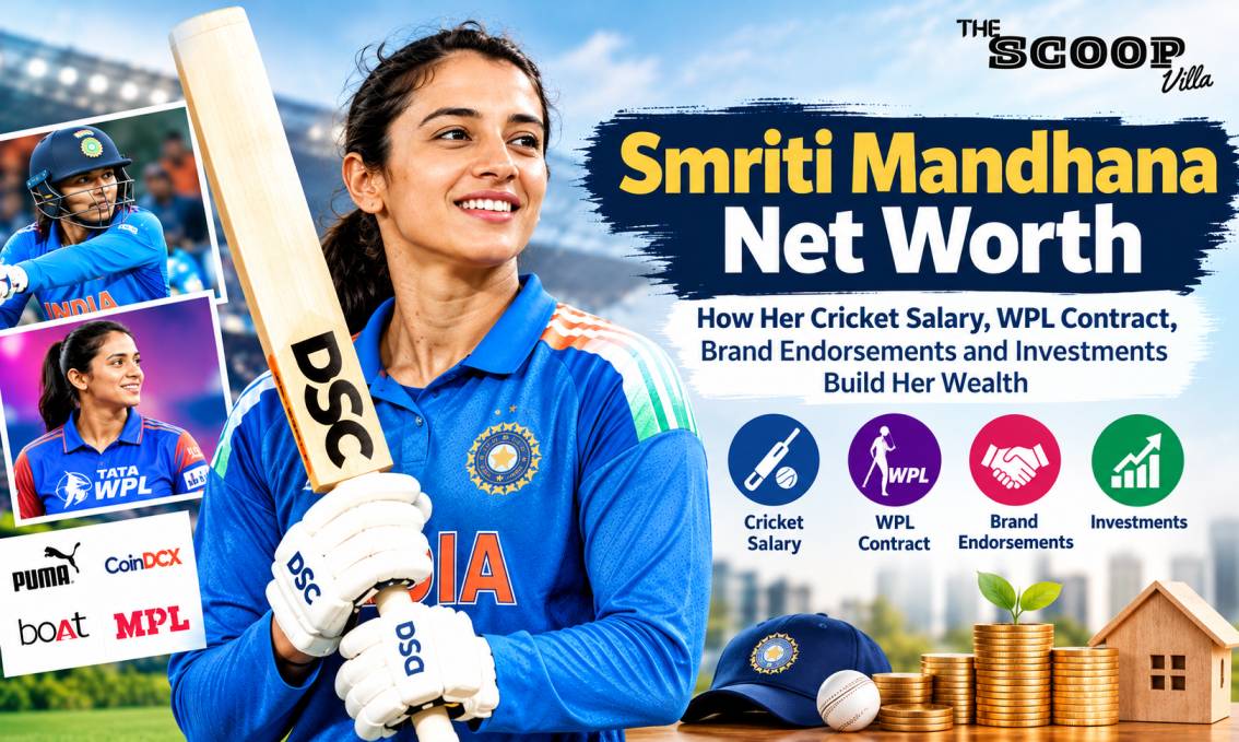 Smriti Mandhana Net Worth: How Her Cricket Salary, WPL Contract, Brand Endorsements and Investments Build Her Wealth