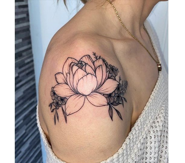 Lotus on the Shoulder