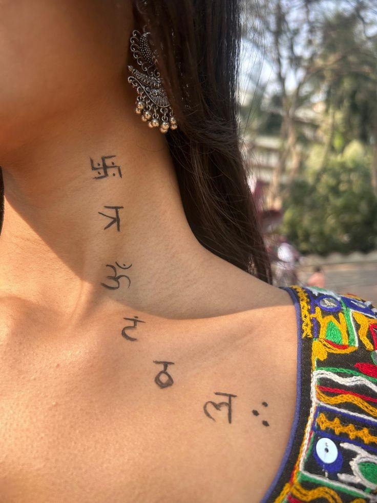 Neck Tattoo